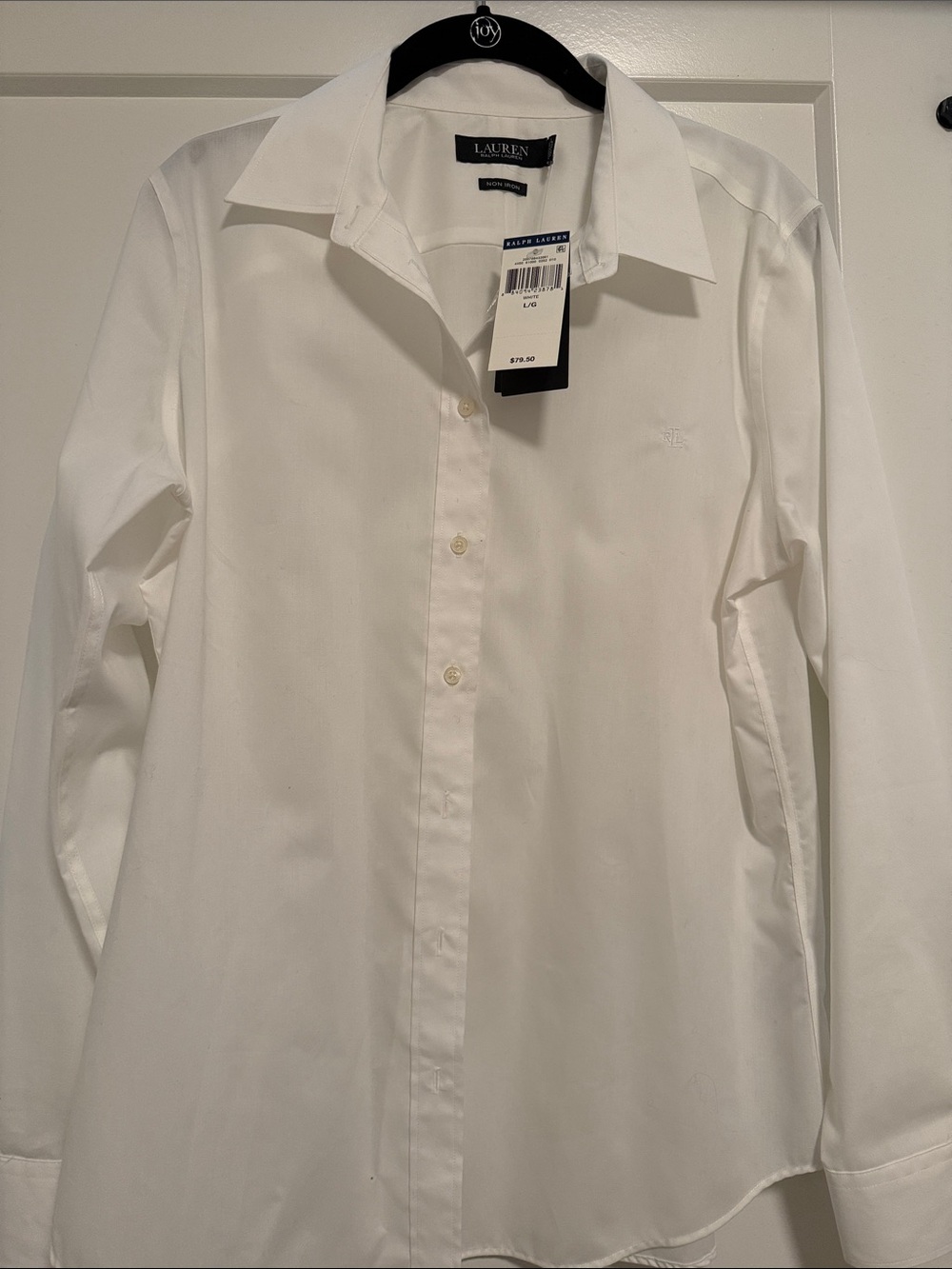 Lauren Ralph Lauren White Spread Collar Dress Shirt - Men
